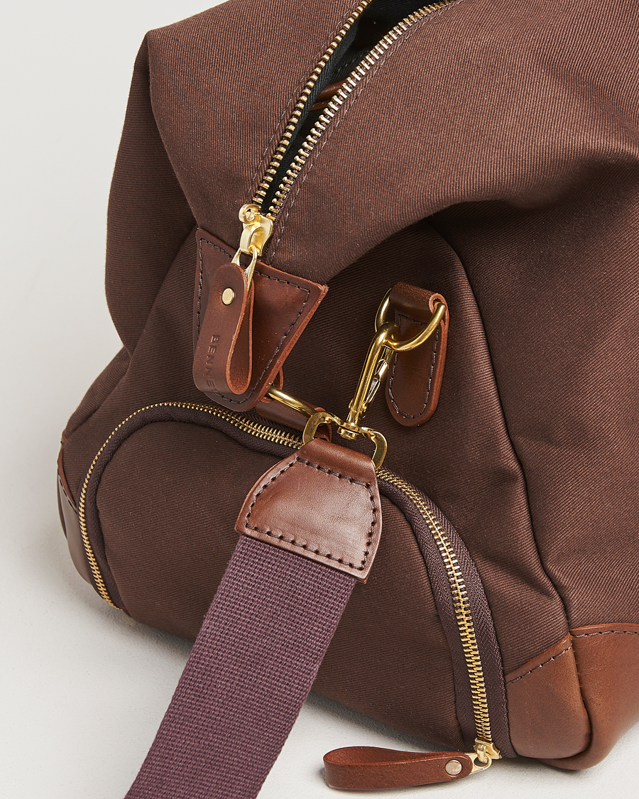 Herre | Vesker | Bennett Winch | Canvas Weekender Black Chocolate