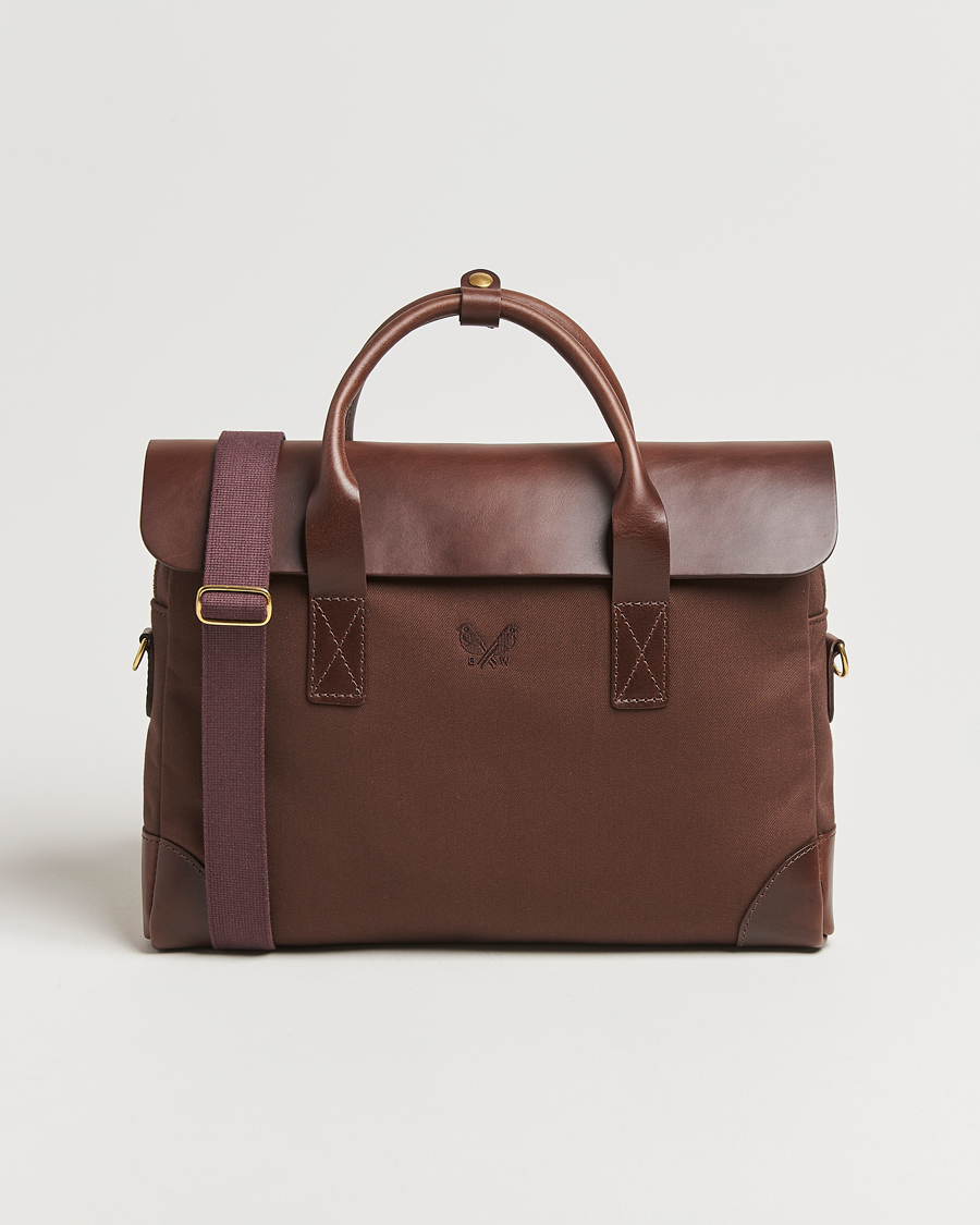Herre | Vesker | Bennett Winch | Canvas Briefcase Chocolate