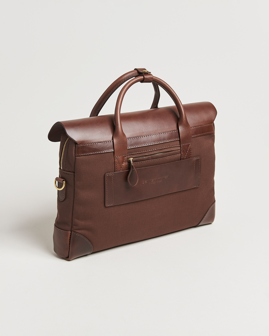 Herre | Vesker | Bennett Winch | Canvas Briefcase Chocolate
