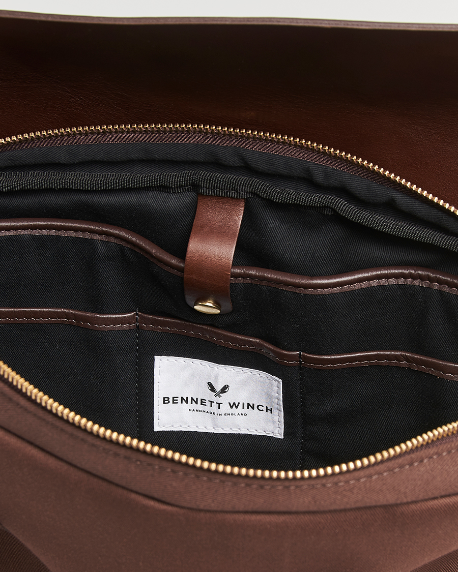 Herre | Vesker | Bennett Winch | Canvas Briefcase Chocolate