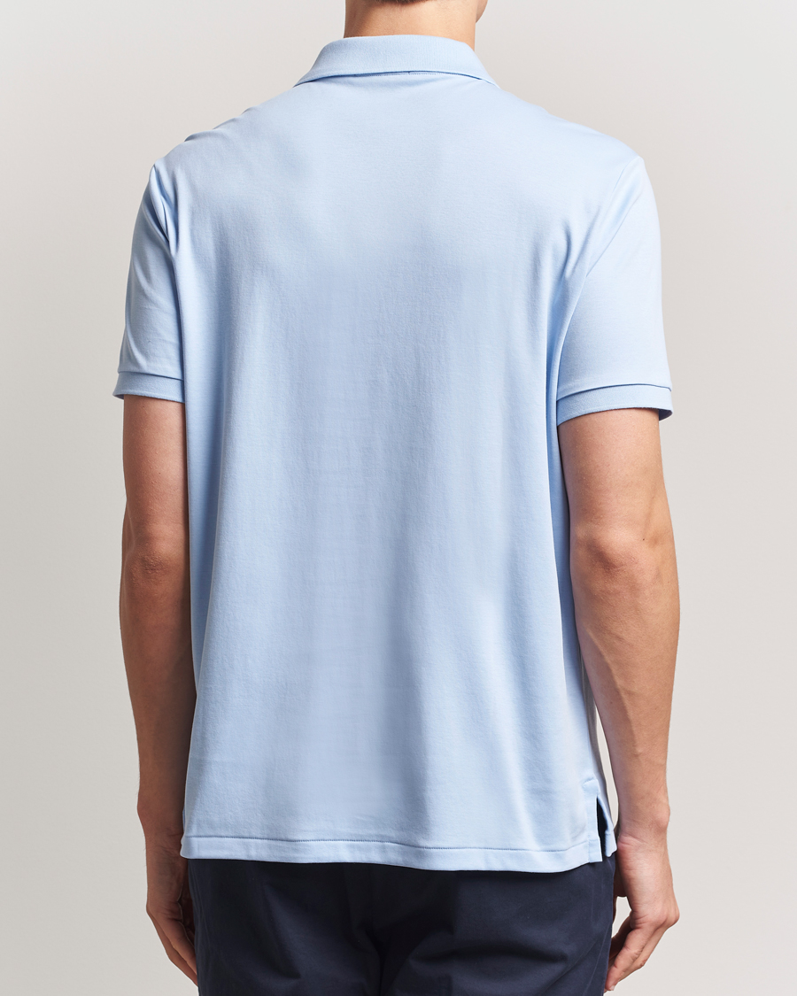 Herre | Pikéer | Polo Ralph Lauren | Custom Slim Fit Cotton Polo Office Blue