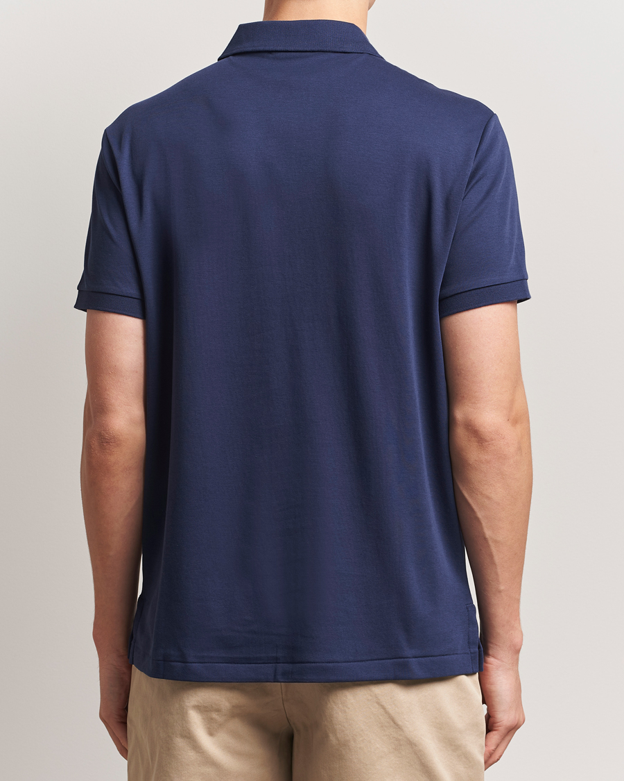 Herre | Pikéer | Polo Ralph Lauren | Custom Slim Fit Cotton Polo Refined Navy