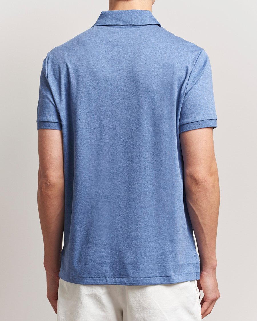 Herre | Pikéer | Polo Ralph Lauren | Custom Slim Fit Cotton Polo Faded Royal
