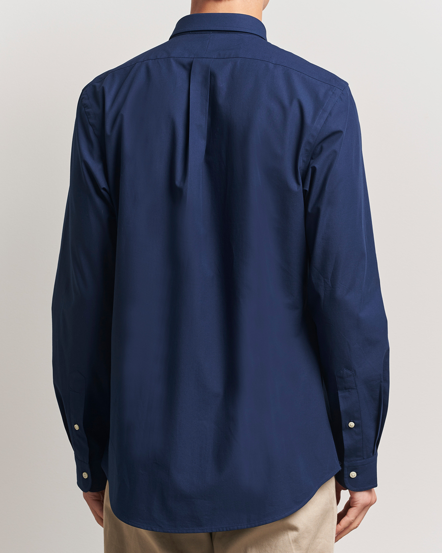Herre | Skjorter | Polo Ralph Lauren | Slim Fit Poplin Shirt Newport Navy