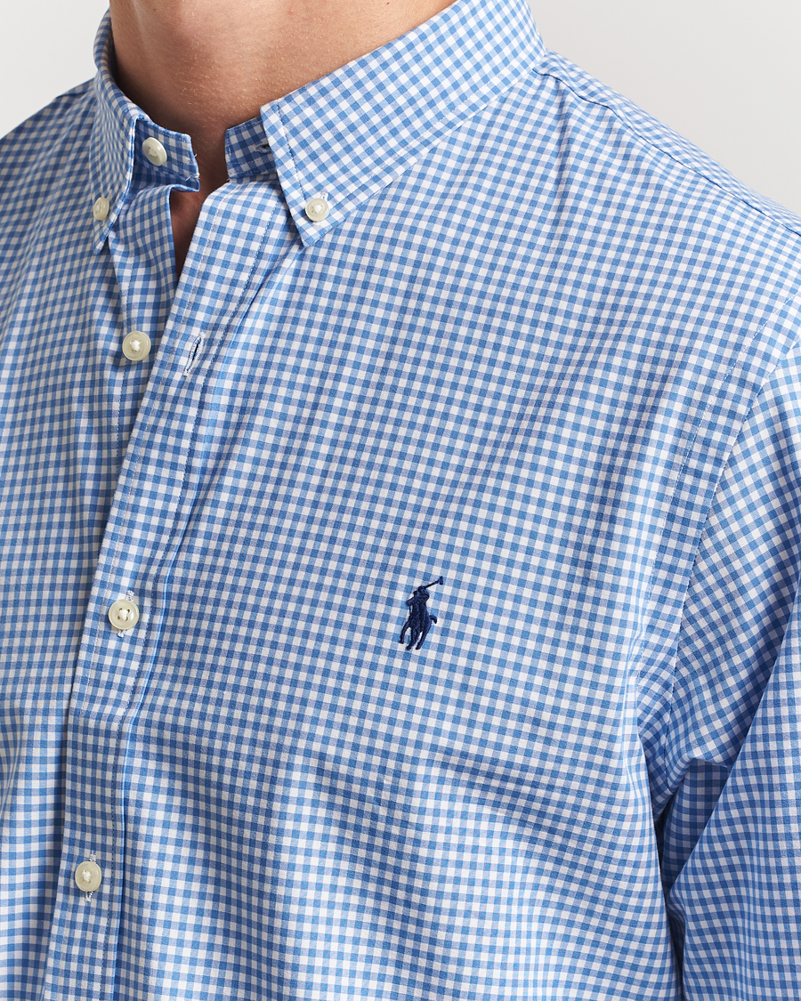 Herre | Skjorter | Polo Ralph Lauren | Slim Fit Poplin Shirt Blue/Check