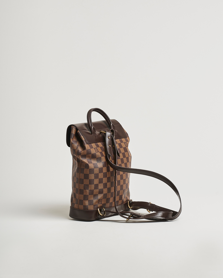 Herre | Pre-Owned & Vintage Bags | Louis Vuitton Pre-Owned | Soho Backpack Damier Ebene