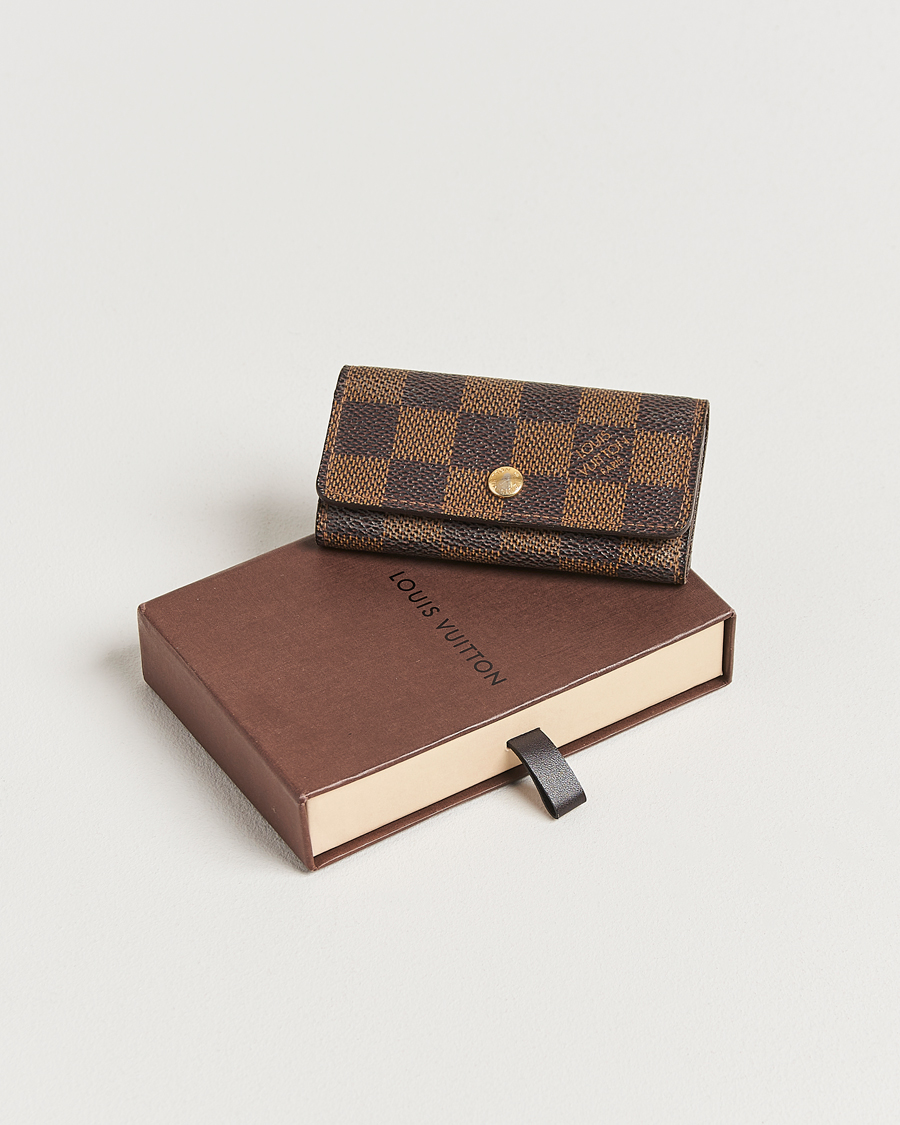 Herre | Pre-Owned & Vintage Bags | Louis Vuitton Pre-Owned | Key Holder Damier Ebene