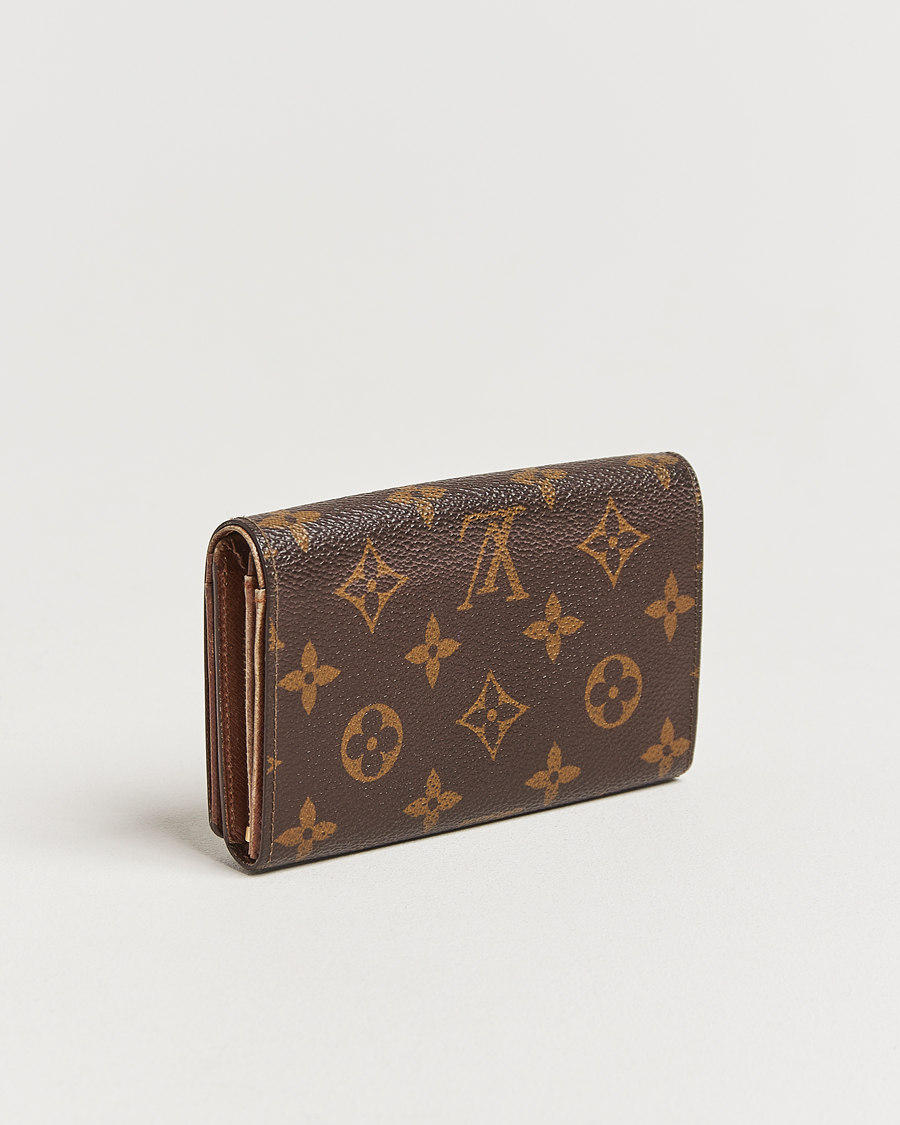 Herre | Louis Vuitton Pre-Owned Porte Monnaie Billets Trésor Wallet Monogram | Louis Vuitton Pre-Owned | Porte Monnaie Billets Trésor Wallet Monogram