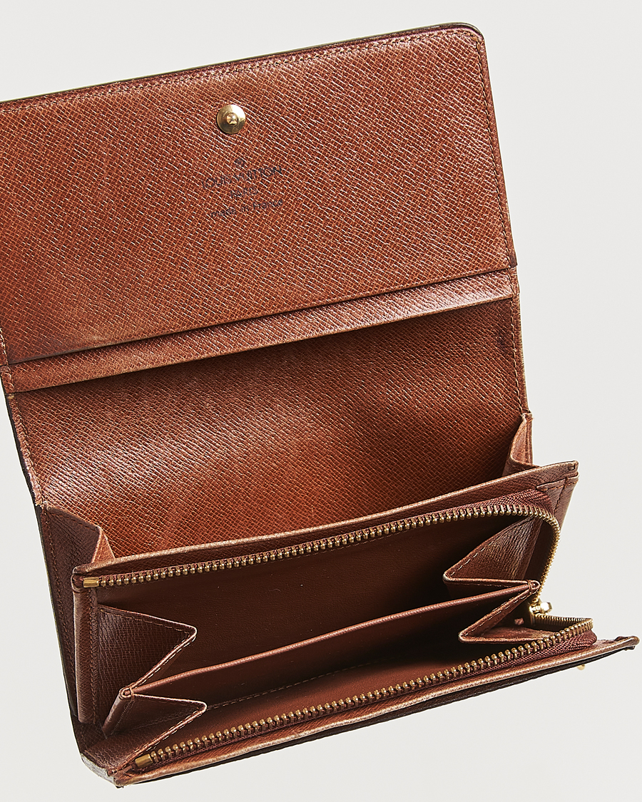Herre | Louis Vuitton Pre-Owned Porte Monnaie Billets Trésor Wallet Monogram | Louis Vuitton Pre-Owned | Porte Monnaie Billets Trésor Wallet Monogram