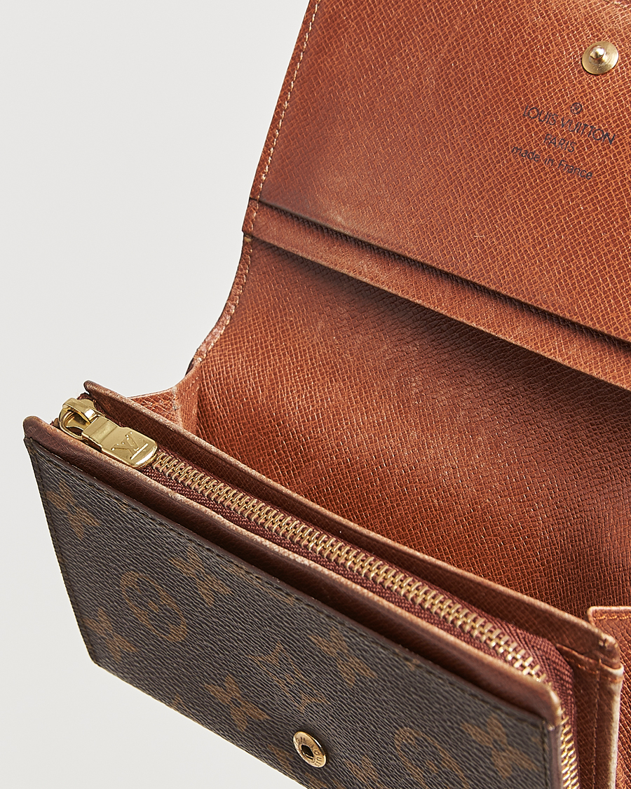 Herre | Louis Vuitton Pre-Owned Porte Monnaie Billets Trésor Wallet Monogram | Louis Vuitton Pre-Owned | Porte Monnaie Billets Trésor Wallet Monogram