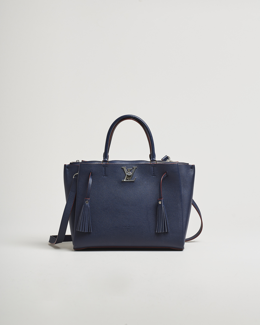 Herre | Gifts for Her | Louis Vuitton Pre-Owned | LockMeTo Handbag Calfskin Navy