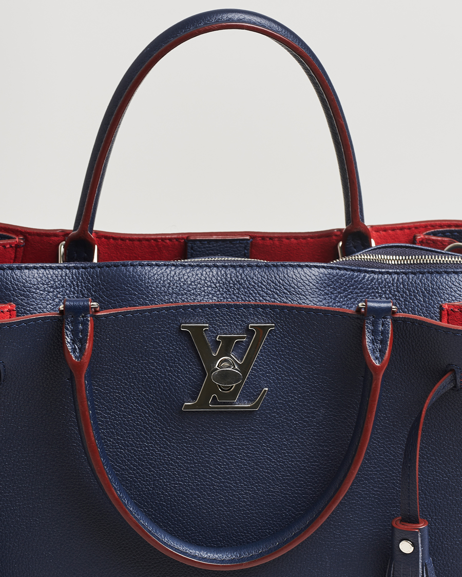 Herre | Gifts for Her | Louis Vuitton Pre-Owned | LockMeTo Handbag Calfskin Navy