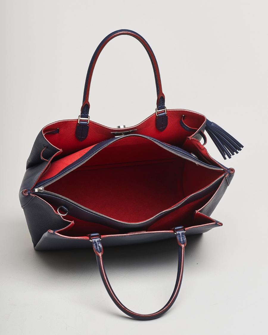 Herre | Gifts for Her | Louis Vuitton Pre-Owned | LockMeTo Handbag Calfskin Navy