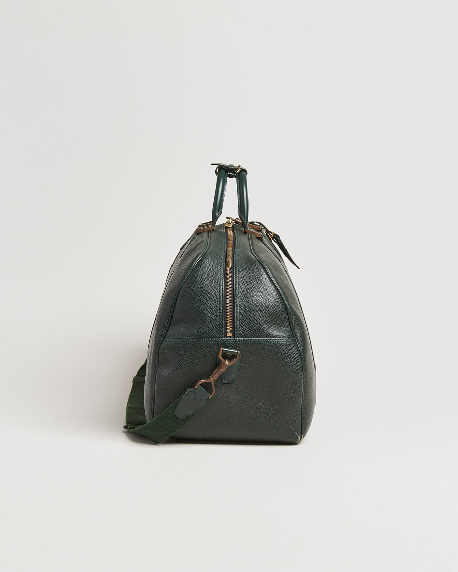 Herre | Pre-Owned & Vintage Bags | Louis Vuitton Pre-Owned | Taiga Kendall GM Weekend Bag Green