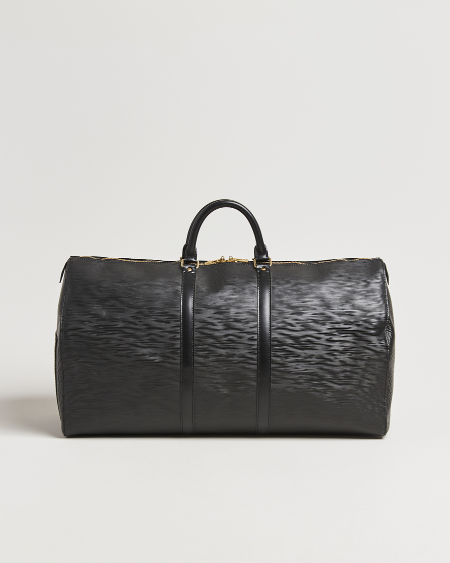 Herre | Pre-Owned & Vintage Bags | Louis Vuitton Pre-Owned | Keepall 55 Epi Leather Bag Black