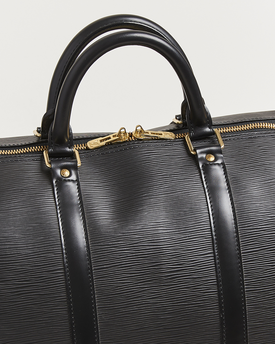 Herre | Pre-Owned & Vintage Bags | Louis Vuitton Pre-Owned | Keepall 55 Epi Leather Bag Black