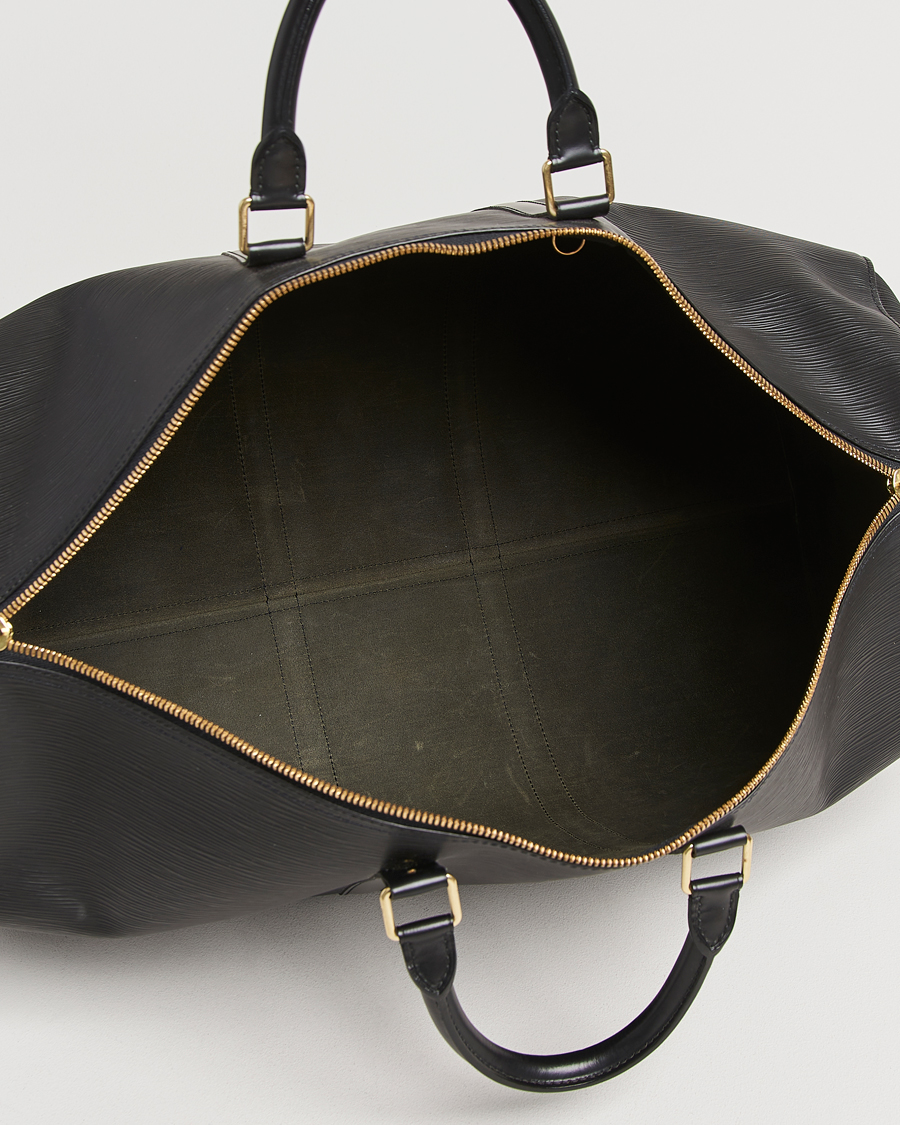 Herre | Pre-Owned & Vintage Bags | Louis Vuitton Pre-Owned | Keepall 55 Epi Leather Bag Black