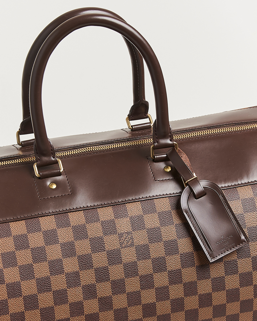 Herre | Louis Vuitton Pre-Owned Greenwich GM Travel Bag Damier Ebene | Louis Vuitton Pre-Owned | Greenwich GM Travel Bag Damier Ebene