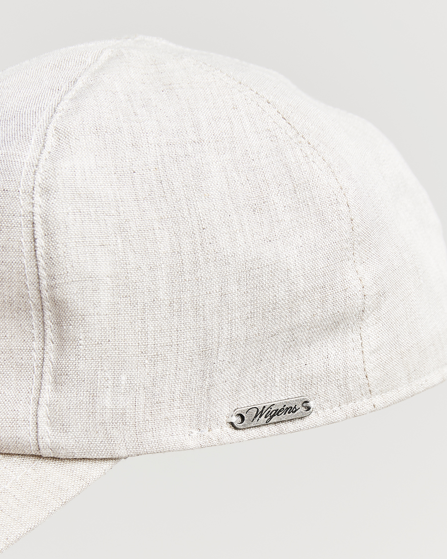 Herre | Hatter og capser | Wigéns | Baseball Linen Cap Light Beige