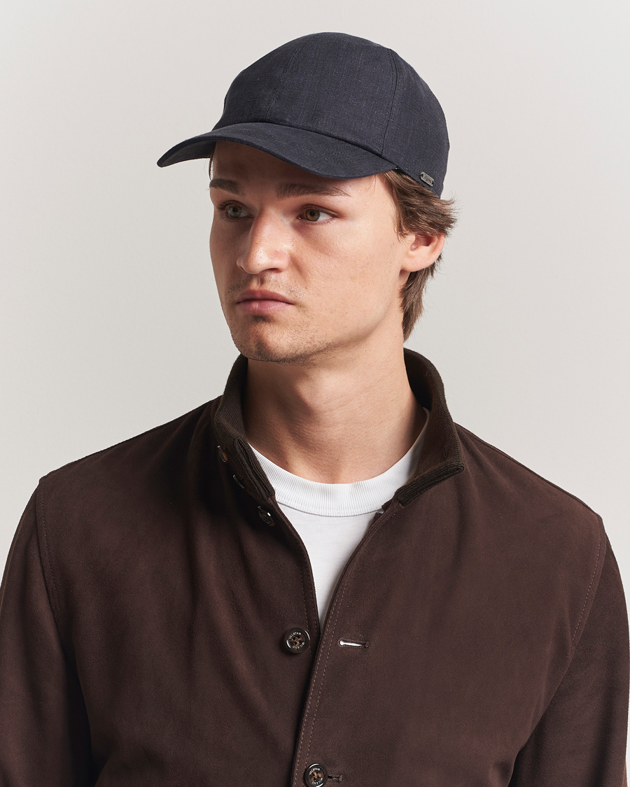 Herre | Hatter og capser | Wigéns | Baseball Linen Cap Black