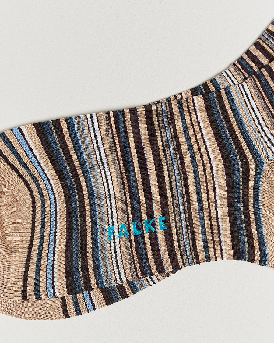 Herre | Undertøy | Falke | Micro Block Sock Beige Multi
