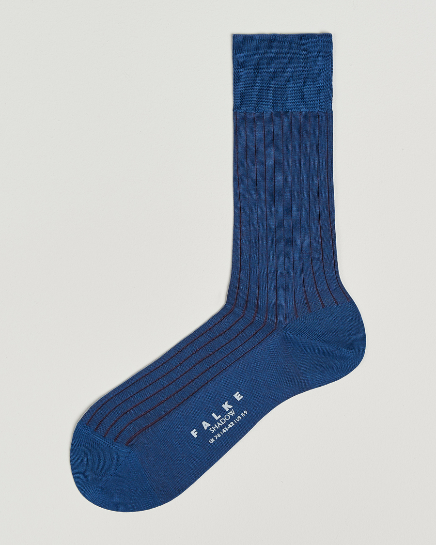 Herre | Undertøy | Falke | Shadow Stripe Sock Sapphire