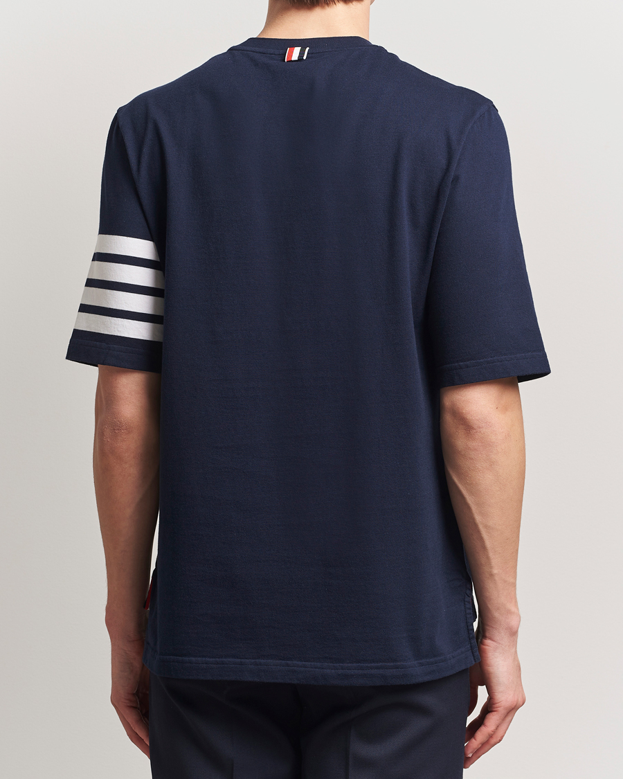 Herre | T-Shirts | Thom Browne | 4-Bar T-Shirt Navy