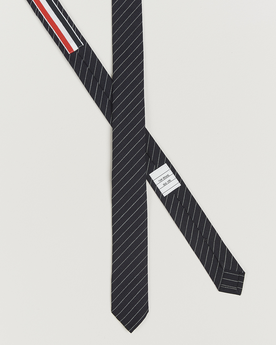 Herre | Slips | Thom Browne | Pinstripe Wool Tie Navy