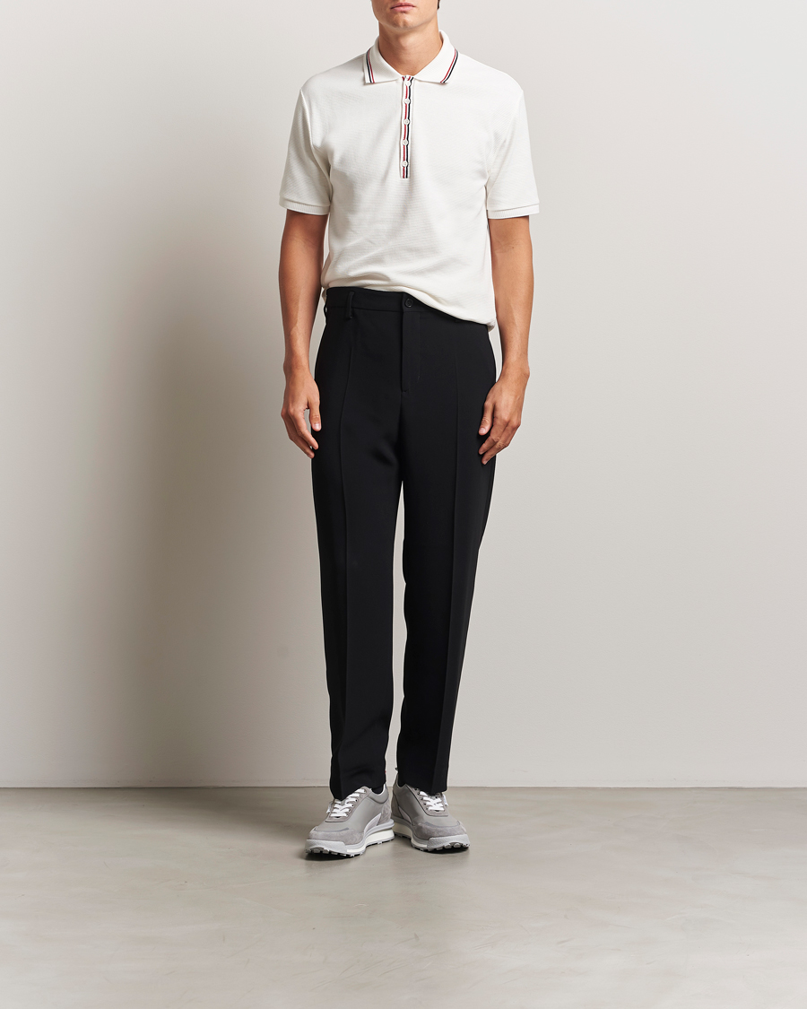 Herre | Pikéer | Thom Browne | Waffle Cotton Polo Natural White