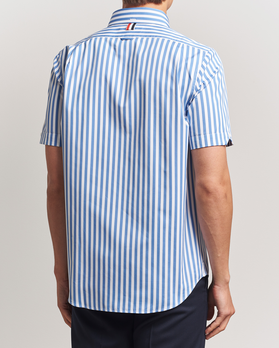 Herre | Skjorter | Thom Browne | Short Sleeve Button Down Shirt Medium Blue