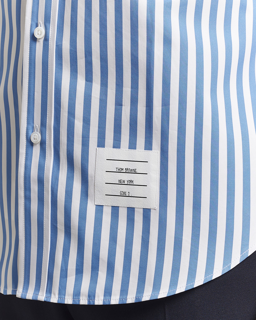 Herre | Skjorter | Thom Browne | Short Sleeve Button Down Shirt Medium Blue