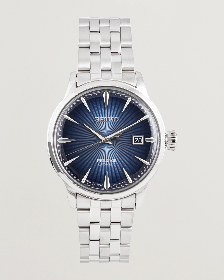Herre | Seiko Presage Automatic Steel 41mm Blue Dial | Seiko | Presage Automatic Steel 41mm Blue Dial