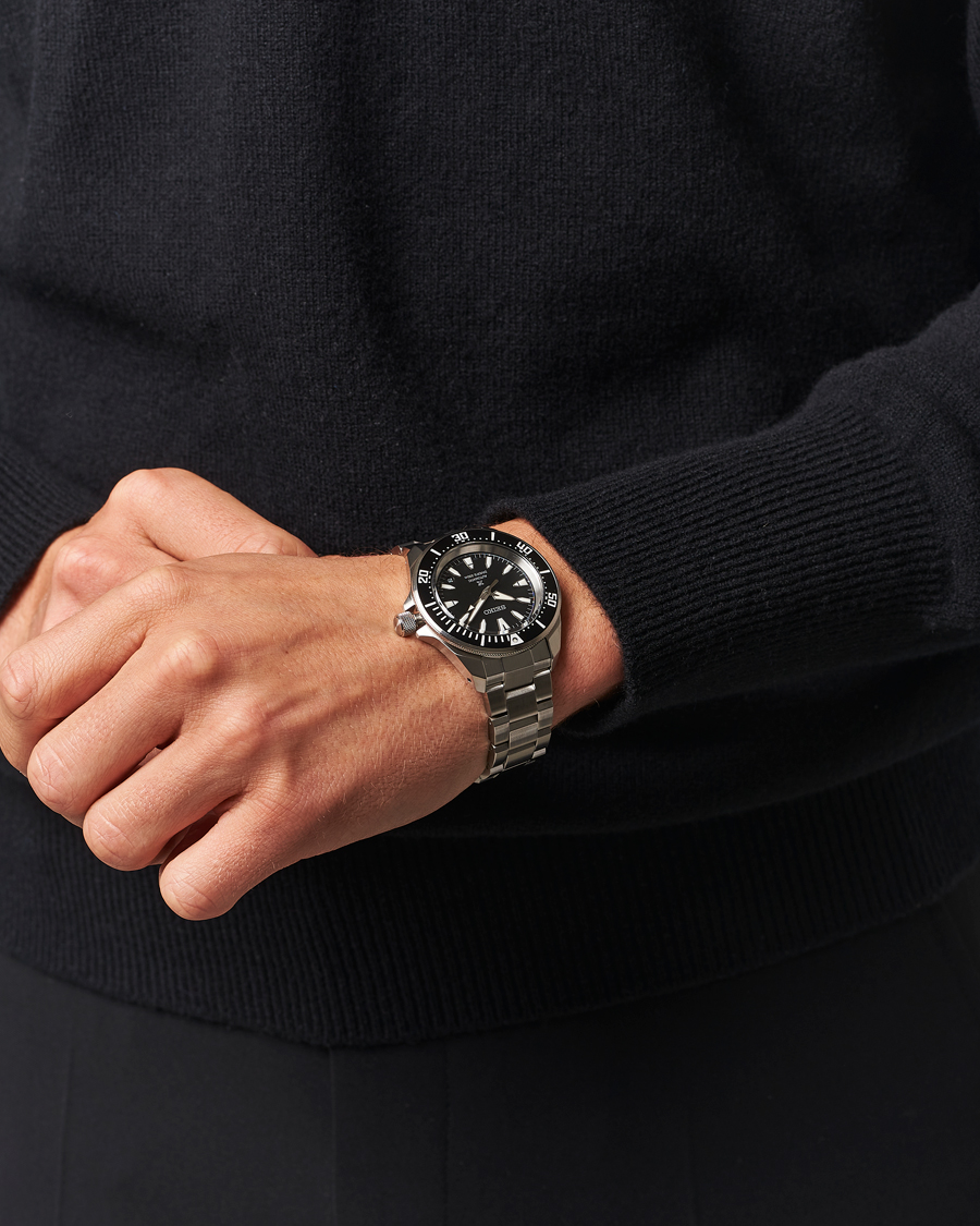 Herre | Seiko Prospex Automatic Steel 42mm Black Dial | Seiko | Prospex Automatic Steel 42mm Black Dial