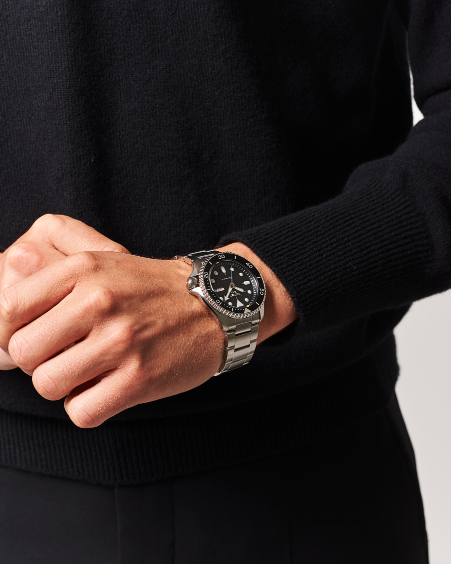 Herre | Seiko 5 Sports Automatic Diver Steel 43mm Black Dial | Seiko | 5 Sports Automatic Diver Steel 43mm Black Dial