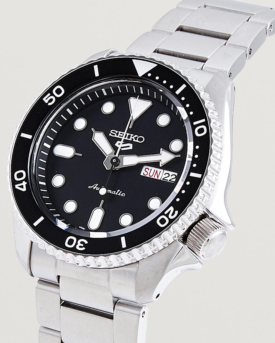 Herre | Seiko 5 Sports Automatic Diver Steel 43mm Black Dial | Seiko | 5 Sports Automatic Diver Steel 43mm Black Dial