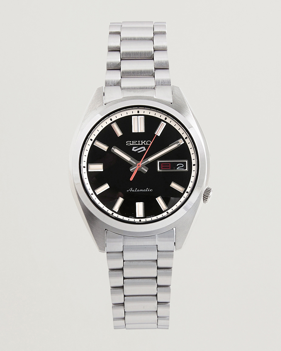 Herre | Seiko 5 Sports Automatic Steel 37mm Black Dial | Seiko | 5 Sports Automatic Steel 37mm Black Dial