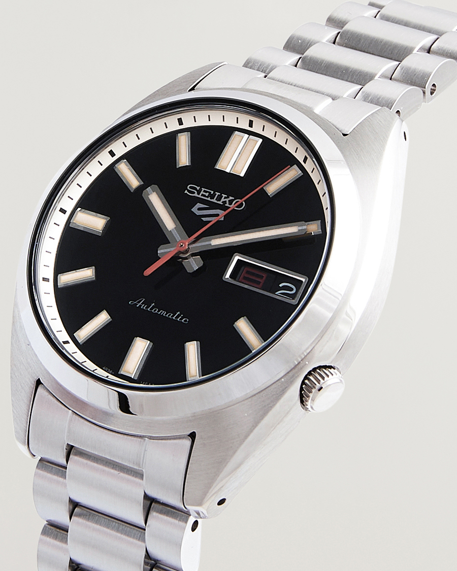 Herre | Seiko 5 Sports Automatic Steel 37mm Black Dial | Seiko | 5 Sports Automatic Steel 37mm Black Dial