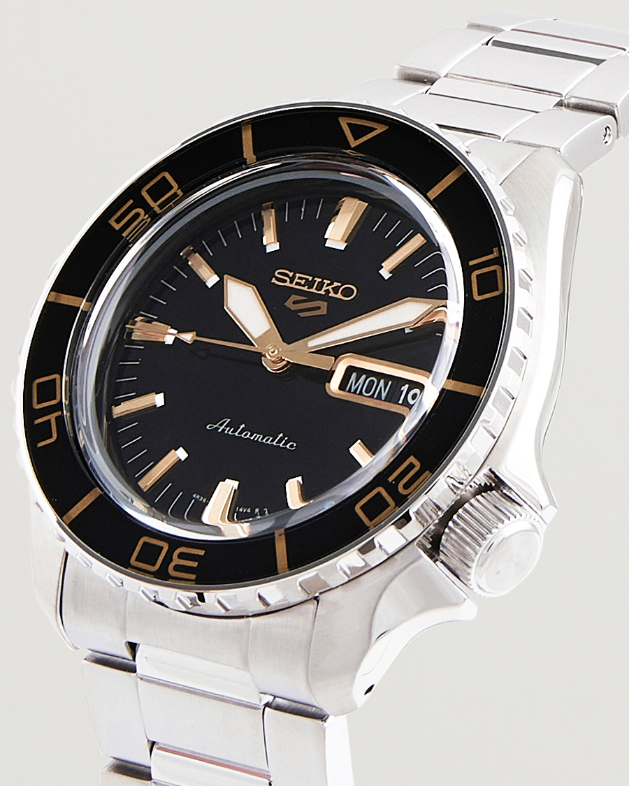 Herre | Seiko 5 Sports Automatic Diver Steel 42mm Black Dial | Seiko | 5 Sports Automatic Diver Steel 42mm Black Dial
