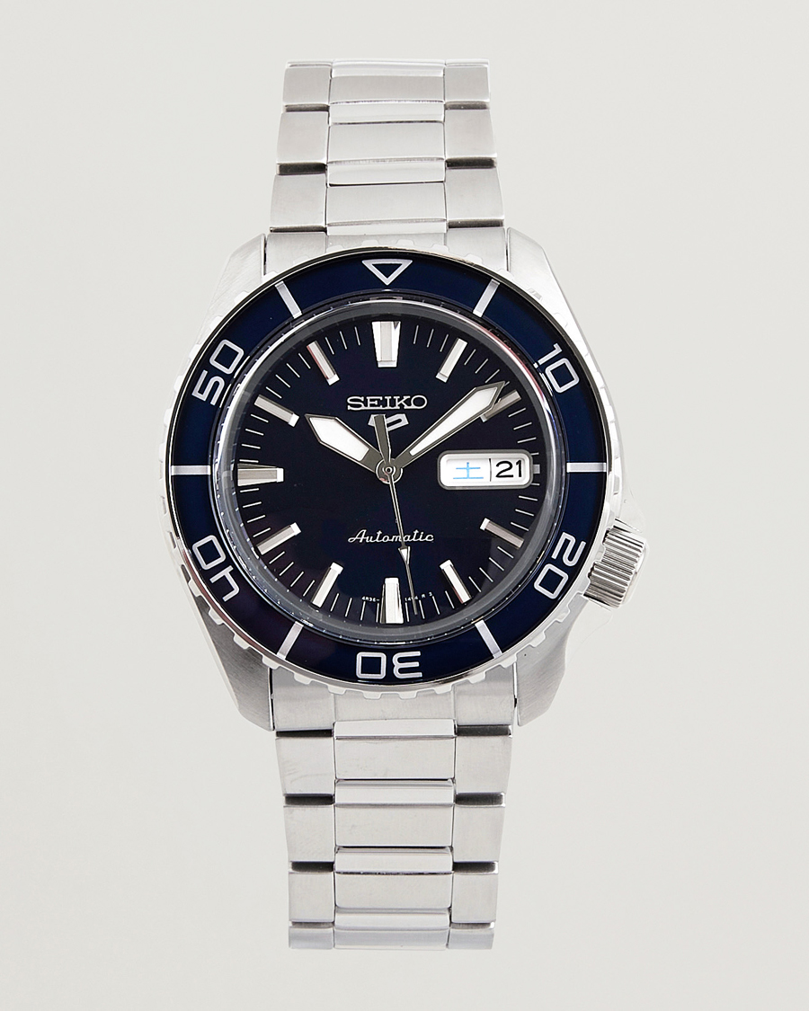 Herre | Seiko 5 Sports Automatic Diver Steel 42mm Blue Dial | Seiko | 5 Sports Automatic Diver Steel 42mm Blue Dial