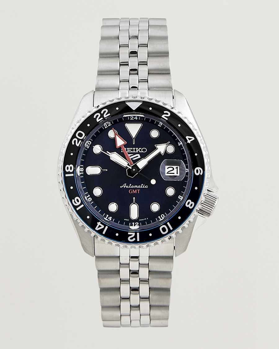 Herre | Seiko 5 Sports Automatic GMT Diver Steel 42mm Blue Dial | Seiko | 5 Sports Automatic GMT Diver Steel 42mm Blue Dial