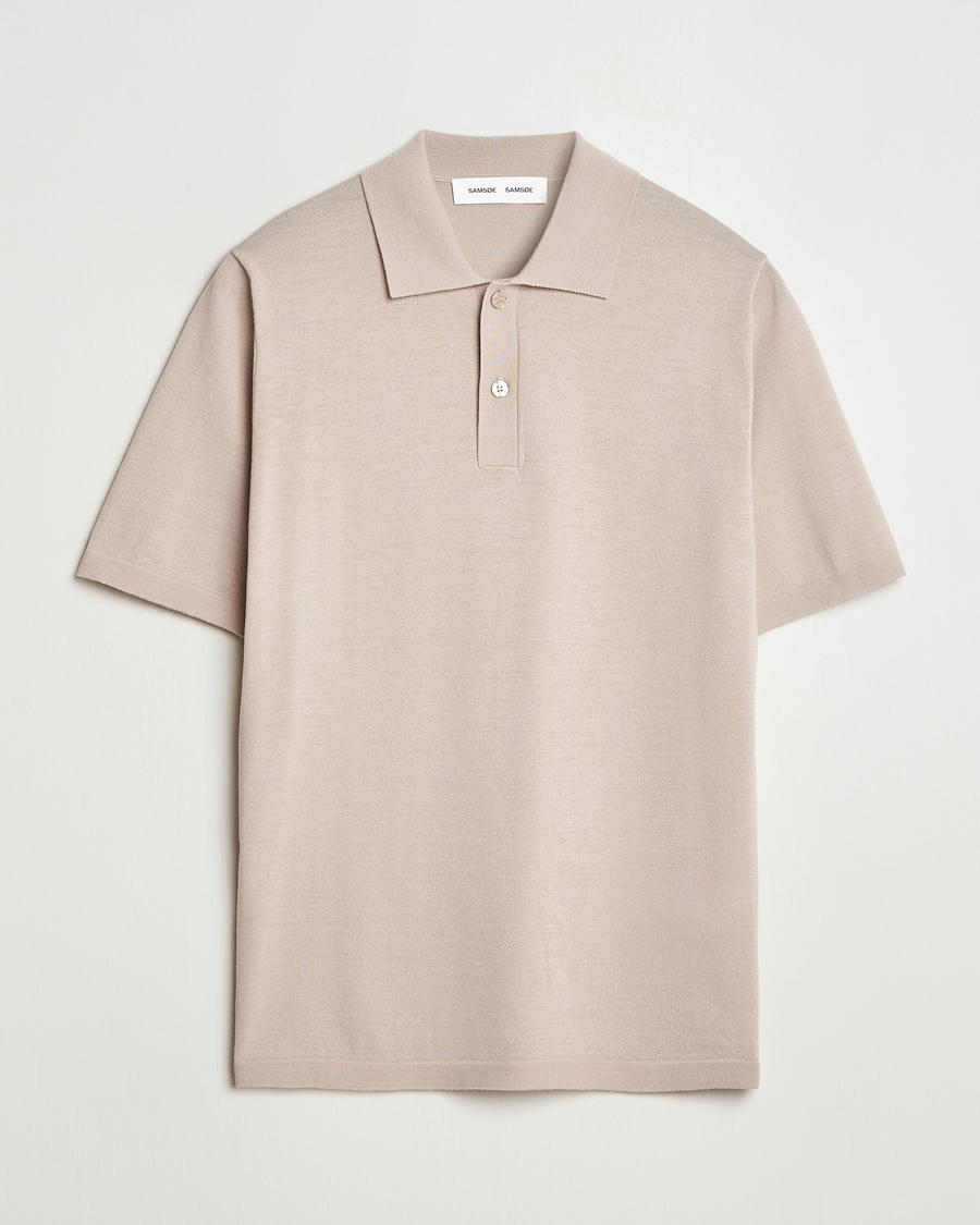 Herre | Pikéer | Samsøe Samsøe | Sarown Knitted Polo Pure Cashmere