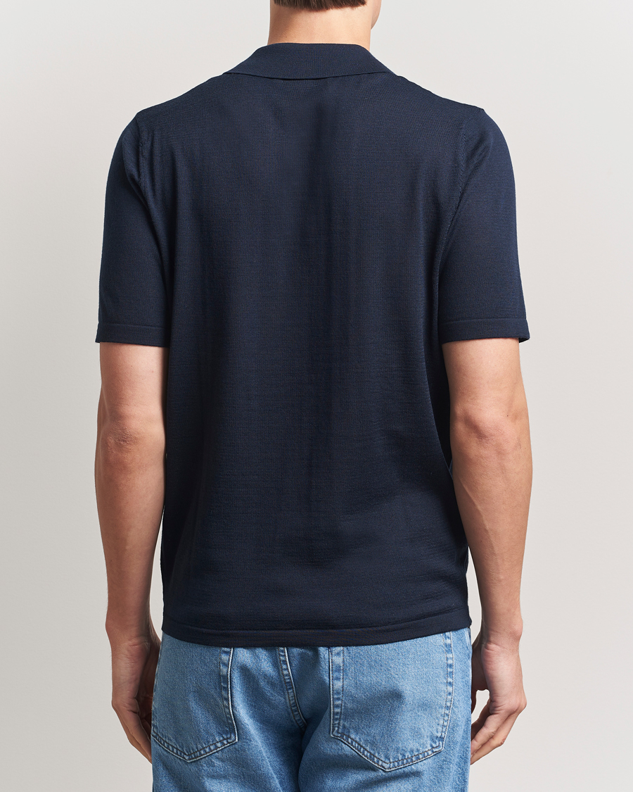 Herre | Pikéer | Samsøe Samsøe | Sarown Knitted Polo Salute Navy