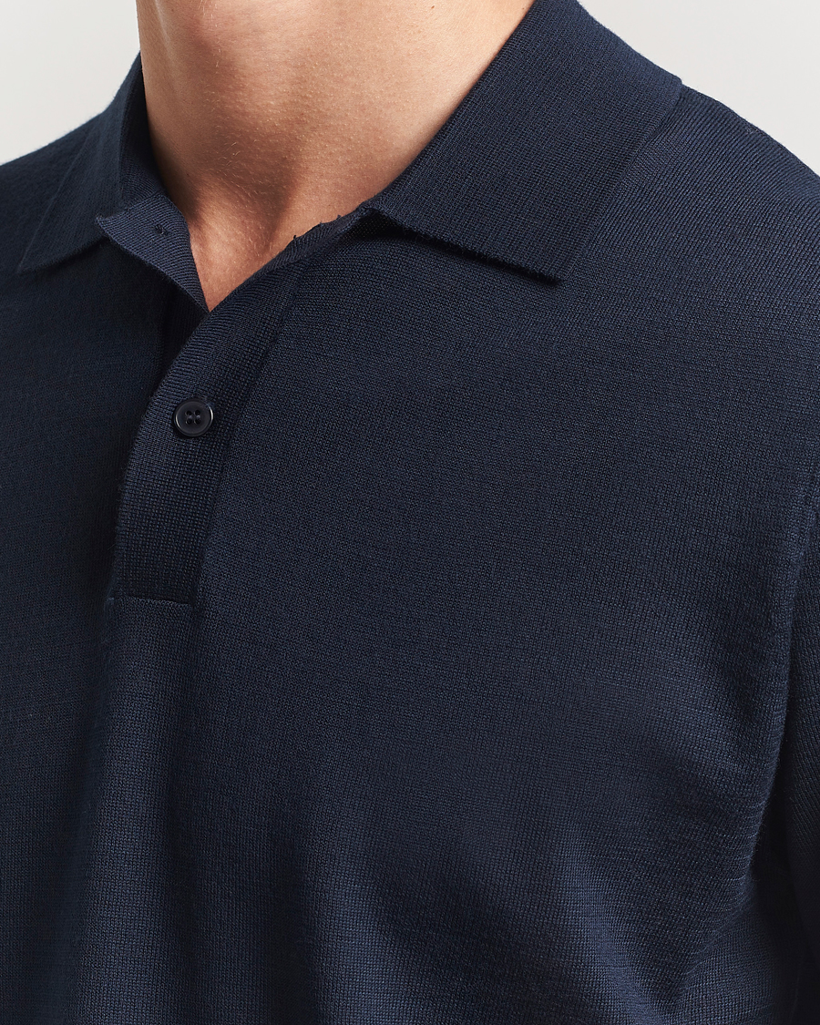 Herre | Pikéer | Samsøe Samsøe | Sarown Knitted Polo Salute Navy