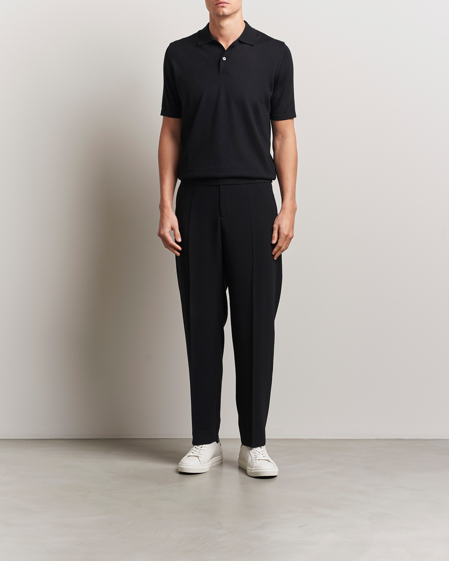 Herre | Pikéer | Samsøe Samsøe | Sarown Knitted Polo Black