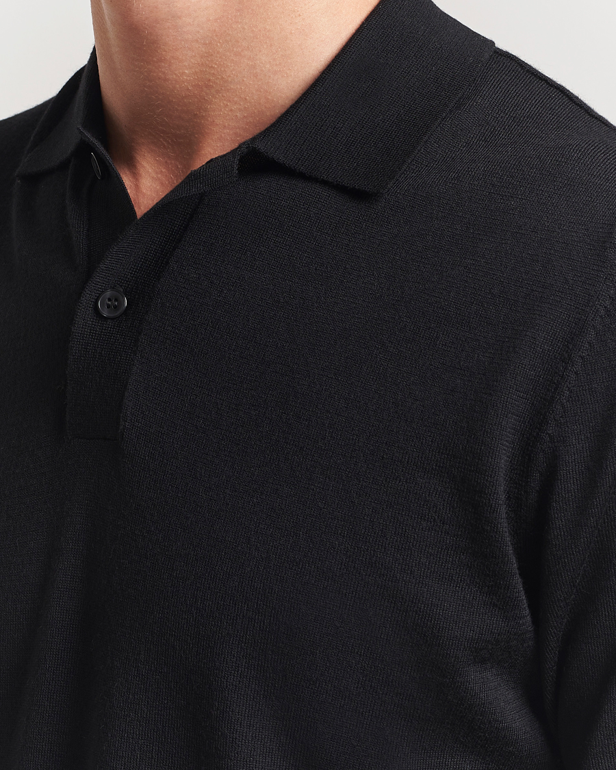 Herre | Pikéer | Samsøe Samsøe | Sarown Knitted Polo Black