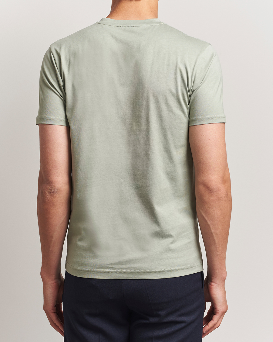 Herre | T-Shirts | Sunspel | Riviera Midweight T-Shirt Pastel Green