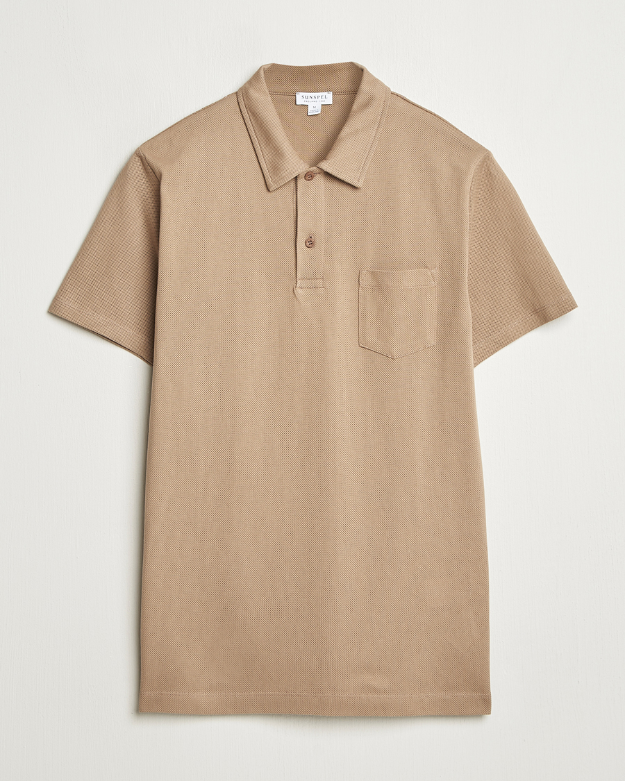 Herre | Pikéer | Sunspel | Riviera Polo Shirt Dune