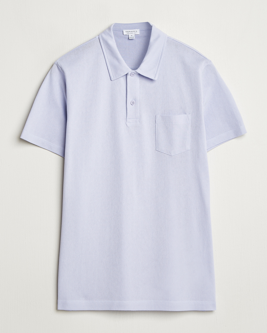 Herre | Pikéer | Sunspel | Riviera Polo Shirt Pale Lilac