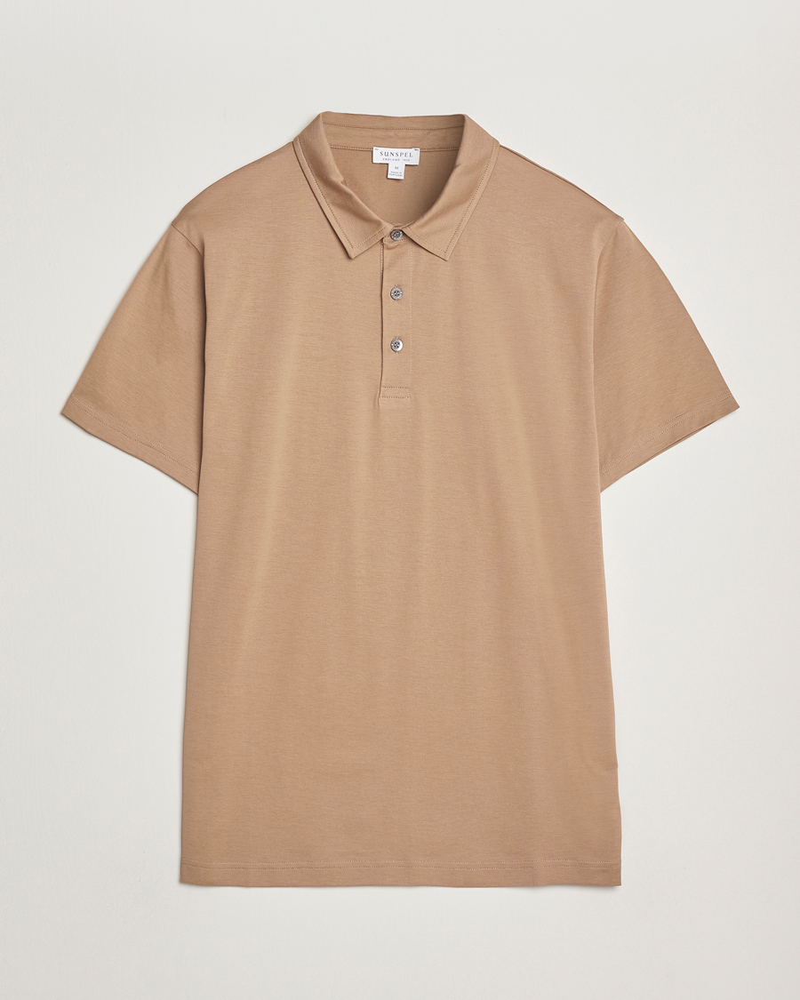 Herre | Pikéer | Sunspel | Cotton Jersey Polo Dune