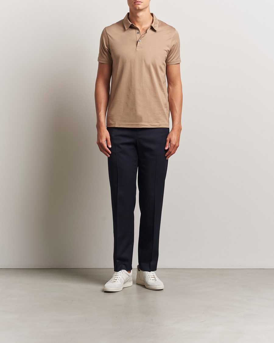 Herre | Pikéer | Sunspel | Cotton Jersey Polo Dune
